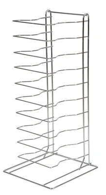 Omcan USA 81118 16" W Countertop 10-Slot Pizza Pan Rack