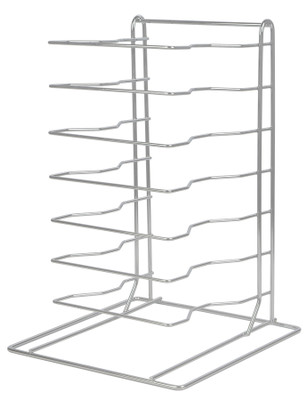 Omcan USA 81117 12" W Countertop 7-Slot Pizza Pan Rack