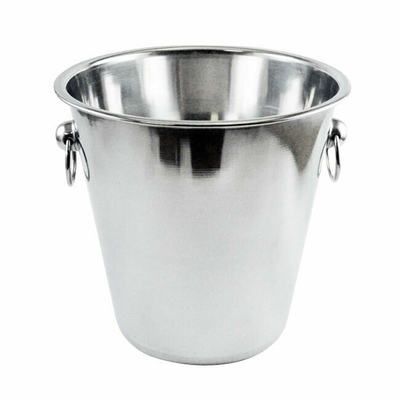 Omcan USA 80833 4 Qt. Stainless Steel Ring Handle Wine Bucket
