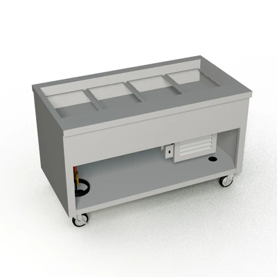 Duke TCM-60SS-N7 60" W Thurmaduke Mobile Cold Food Bar - 120 Volts