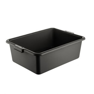 CAC China BTDB-7BK 7" H Black Polypropylene Bus Box (1 Each)