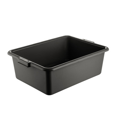 CAC China BTDB-7BK 7" H Black Polypropylene Bus Box (1 Each)