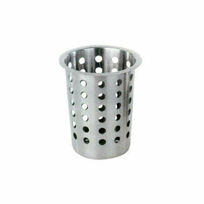 Omcan USA 80814 Stainless Steel Perforated Flatware Cylinder