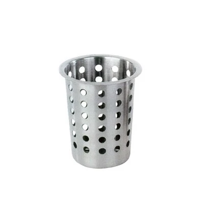 Omcan USA 80814 Stainless Steel Perforated Flatware Cylinder