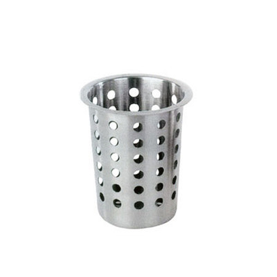 Omcan USA 80814 Stainless Steel Perforated Flatware Cylinder