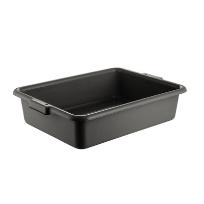 CAC China BTDB-5BK 5" H Black Polypropylene Bus Box (1 Each)