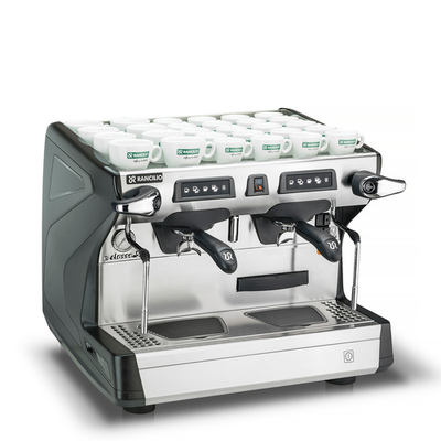 Rancilio Group North America CLASSE 5 USB 2GR COM TALL 24" W Brushed Stainless Steel Tall and Compact Espresso Machine - 208-220 Volts