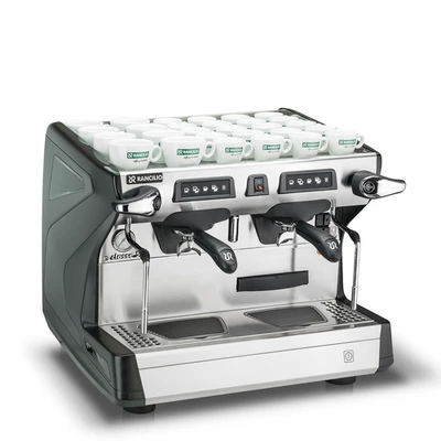 Rancilio Group North America CLASSE 5 USB 2GR COM TALL 24" W Brushed Stainless Steel Tall and Compact Espresso Machine - 208-220 Volts