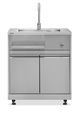 Omcan USA 47961 32" W Stainless Steel Bottle Hand Sink