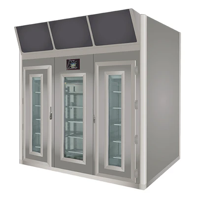 Omcan USA 45487 1763.70 Lbs. Stainless Steel Free-Standing Stagionello Evo Meat Curing Cabinet - 380 Volts 8600 Watts