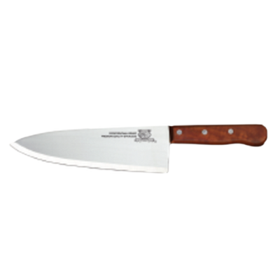 Omcan USA 11479 8" Stainless Steel Medium Stamped Cook Knife