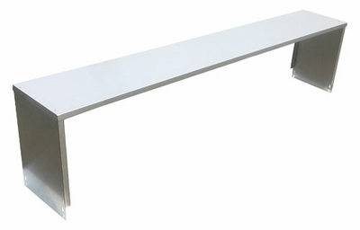 Omcan USA 47023 58" W Sneeze Guard for 3 Pan Steam for Model 46674