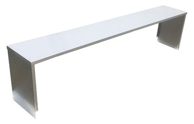 Omcan USA 47023 58" W Sneeze Guard for 3 Pan Steam for Model 46674
