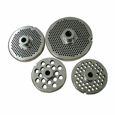 Omcan USA 43564 #32 4.8mm Hub Stainless Steel European Style Machine Plate