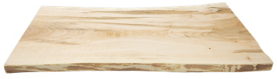Omcan USA 40437 27" x 13" Wooden Board and Platter