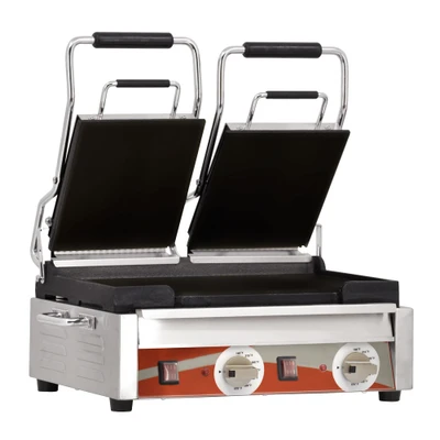 Omcan USA 21466 Cast Iron Dual Plate Manual Sandwich Grill