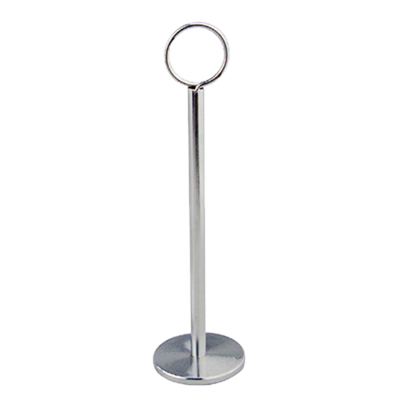 Omcan USA 80536 15" H Chrome Plated Table Number Stand