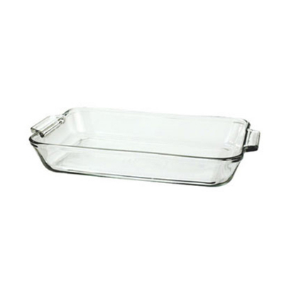 Anchor 81938L20 5 Qt. Clear Square Glass Baking Dish