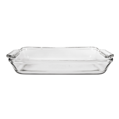 Anchor 81935L20 3 Qt. Clear Rectangular Glass Baking Dish