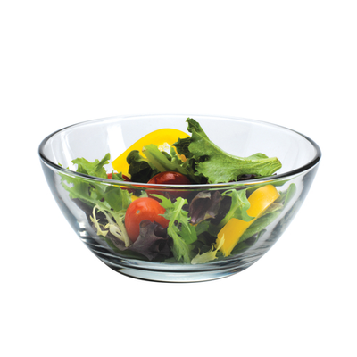 Anchor 86642 16 Oz. Clear Glass Round Shallow Bowl