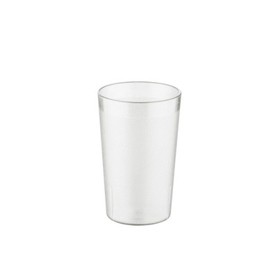 CAC China BVPT-10CL 10 Oz. Clear SAN Plastic Tumbler (6 Dozen Per Case)