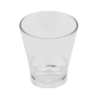 GET S-9-CL 9 Oz. Clear SAN Revo Rocks Glass