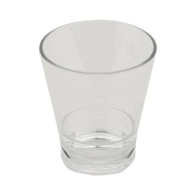 GET S-11-CL 12 Oz. Clear SAN Revo Rocks Glass