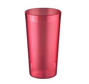 CAC China BVPT-32RD 32 Oz. Red SAN Plastic Tumbler (2 Dozen Per Case)