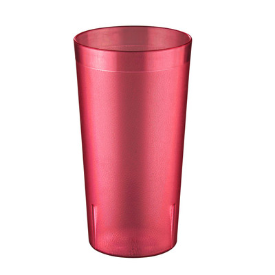 CAC China BVPT-32RD 32 Oz. Red SAN Plastic Tumbler (2 Dozen Per Case)