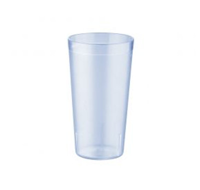 CAC China BVPT-16BL 16 Oz. Blue SAN Plastic Tumbler (6 Dozen Per Case)
