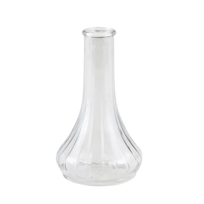Cambro BV6CW135 6" H Narrow Neck Lightweight Dishwasher Safe Polycarbonate Clear Camwear Bud Vase - 12/Case