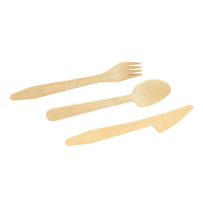 TableCraft Products 654324 6 1/2" L Disposable Utensil Set