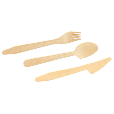TableCraft Products 654324 6 1/2" L Disposable Utensil Set