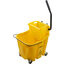 Carlisle 8690404 35 Qt. Yellow Side Press Wringer OmniFit Mop Bucket Combo