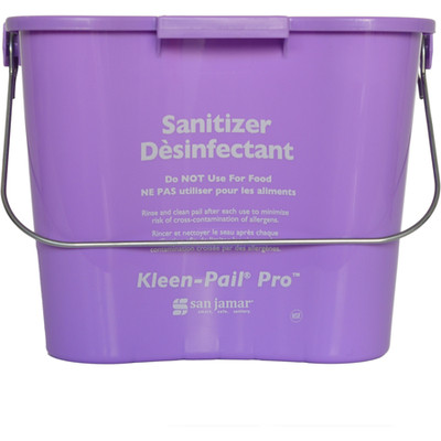 Carlisle KPP196PR 6 Qt. Purple Pro Kleen Pail