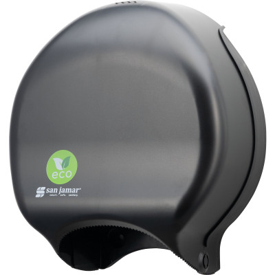 Carlisle R2000REBK 9" Black San Jamar ecoLogic JBT Single Dispenser