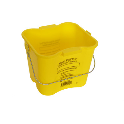 Carlisle KPP196KCYL 6 Qt. Yellow Pro Kleen Pail