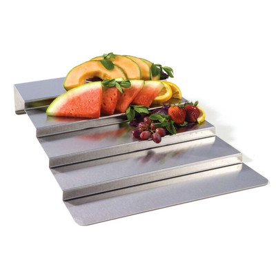 Lakeside 200 28" W Stainless Steel Rectangular Display Riser