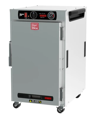 Metro HBCN8-AS-UC 20" W Stainless Steel &amp; Galvanized Solid Door HotBlox Insulated Holding Cabinet - 120 Volts