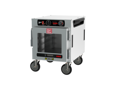 Metro HBCN4-AC-UC 20" W Stainless Steel &amp; Galvanized Clear Door HotBlox Insulated Holding Cabinet - 120 Volts