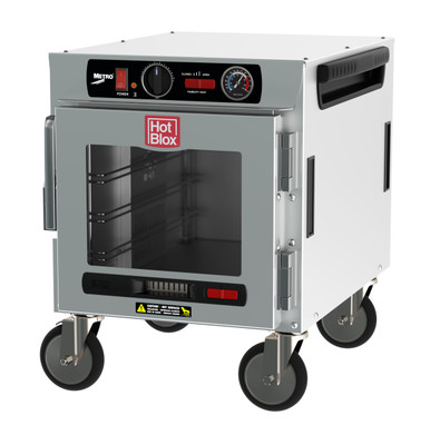 Metro HBCN4-AC-UC 20" W Stainless Steel & Galvanized Clear Door HotBlox Insulated Holding Cabinet - 120 Volts