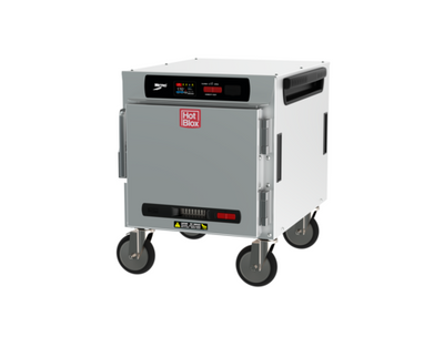 Metro HBCN4-DS-UC 20" W Stainless Steel &amp; Galvanized Solid Door HotBlox Insulated Holding Cabinet - 120 Volts