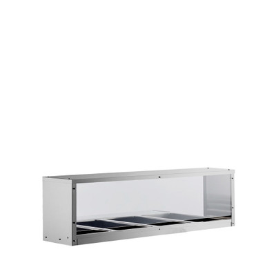 Atosa MROS-4ST Overshelf or Sneezeguard for 4 Well Steam Table Stainless Steel
