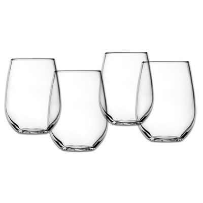 Anchor 95141L20 15 Oz. Clear Vienna Wine Glass Set