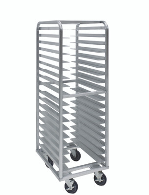Cres Cor 2736512/1818 64.75" H Aluminum Fixed Side Roll-In Refrigerator Rack