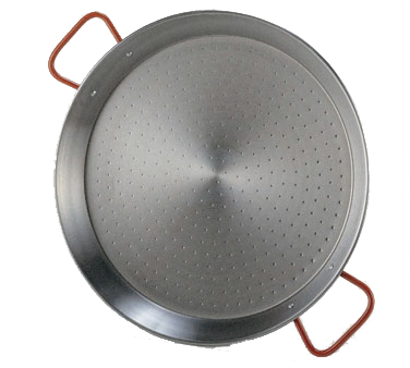 Matfer Bourgeat 071050 27-1/2" Steel Round Paella Pan