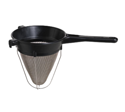 Matfer Bourgeat 017360 8" Extra Fine Stainless Steel Exoglass Bouillon Strainer