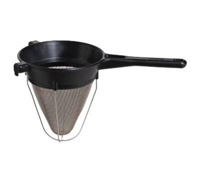 Matfer Bourgeat 017360 8" Extra Fine Stainless Steel Exoglass Bouillon Strainer