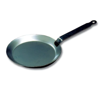 Matfer Bourgeat 062034 9-1/2" Dia. Steel Round Crepe Pan