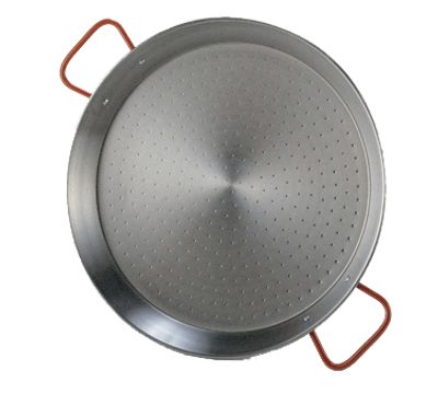 Matfer Bourgeat 070528 11" Dia. Steel Round Paella Pan